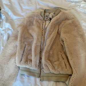 Faux fur jacket